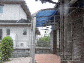 のテラス屋根 プレシオステラスII R型 テラスタイプ 単体 積雪〜20cm対応 施工例