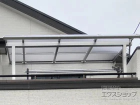 YKKAPのバルコニー屋根 ソラリア R型 屋根タイプ 単体 積雪～20cm対応 施工例