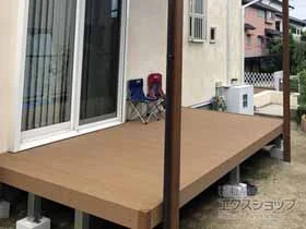 YKKAPのテラス屋根 サザンテラス (パーゴラ仕様) テラスタイプ 単体 施工例