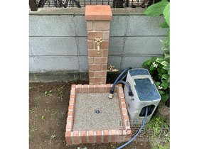 の立水栓・ガーデンシンク ネオキャスティ 施工例