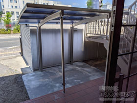 のサイクルポート・駐輪場 プレシオスポート ミニ 積雪〜20cm対応 施工例