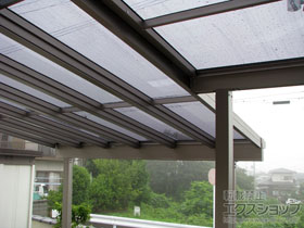 のテラス屋根 スピーネ F型 テラスタイプ 単体 積雪〜20cm対応 施工例