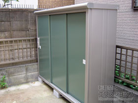 の物置・屋外倉庫 エスモ 一般型 1797×520×1501（ESE-1805E） ESE-1805E-EG 施工例