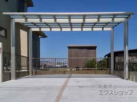 のカーポート エフルージュ ツイン FIRST 積雪〜20cm対応 施工例