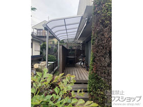 のテラス屋根 ソラリア R型 テラスタイプ 単体 積雪〜20cm対応 施工例