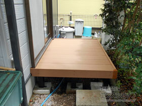 埼玉県 人工木のリウッドデッキ 200シリーズのウッドデッキの施工例