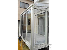 のテラス囲い・サンルーム サニージュ R型 床納まり ランマ無 積雪〜50cm対応 施工例