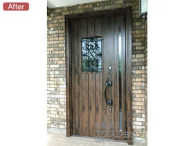 LIXIL ���N�V��(�g�X�e��)�̌��փh�A ���V�F���g���փh�A3 �f�MK2�d�l �e�q�d�l(�����}��)L D41�^ ���^�b�`�L�[�d�l�i�L�[�t�����R���j �{�H��