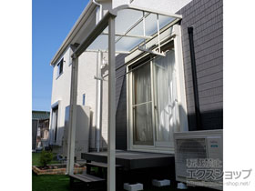のテラス屋根 ソラリア R型 テラスタイプ 単体 積雪〜20cm対応 施工例