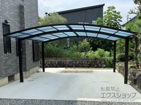 YKKAPのカーポート レイナツインポートグラン　積雪～20cm対応 施工例
