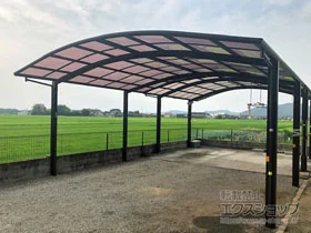 YKKAPのカーポート レイナツインポートグラン　積雪～20cm対応 施工例