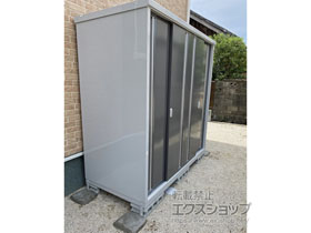 の物置・屋外倉庫 シンプリー 一般型 1940×905×1903（MJX-199E） MJX-199E-PG 施工例