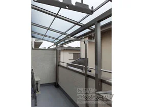 LIXIL(リクシル)のバルコニー屋根 スピーネ F型 屋根タイプ 単体 積雪～20cm対応 施工例