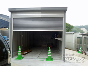 の倉庫・ガレージ ガレーディア 一般型 3130×5257×2660 ハイルーフ GRN-3152H 施工例