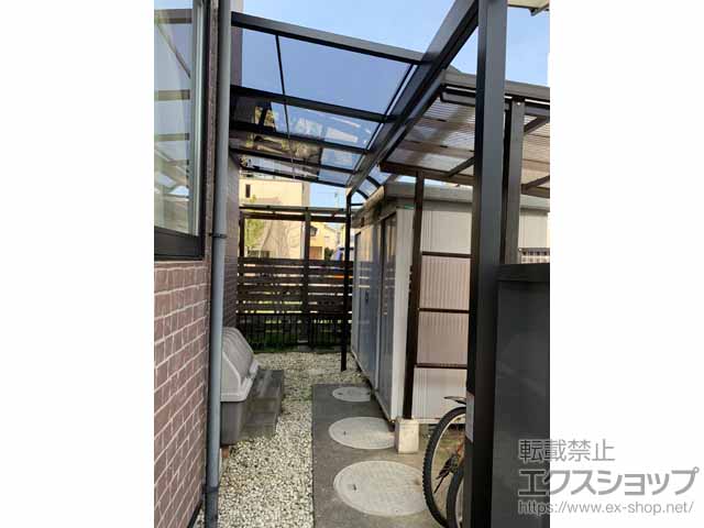 のテラス屋根 スピーネ R型 テラスタイプ 単体 積雪〜20cm対応 施工例