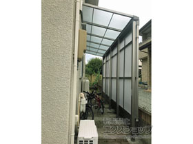 のストックヤード スピーネストックヤードF型 パネルタイプ スクリーン仕様 積雪〜20cm対応 施工例