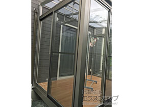 のテラス囲い・サンルーム サニージュ F型 床納まり ランマ無 積雪〜20cm対応 施工例