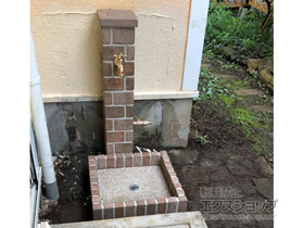 の立水栓・ガーデンシンク ネオキャスティ ＃01 施工例