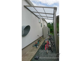 のストックヤード スピーネストックヤードF型 波板タイプ スクリーン仕様 積雪〜20cm対応 施工例