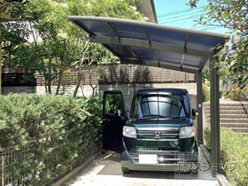 のカーポート ネスカR (ラウンドスタイル) 積雪〜20cm対応 施工例