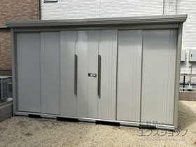 の物置・屋外倉庫 Mr.ストックマンダンディ 一般型 3600×2622×2110 ND-3626-W 施工例