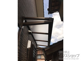 のバルコニー・ベランダ屋根 ソラリア F型 ルーフタイプ 単体積雪〜20cm対応 施工例