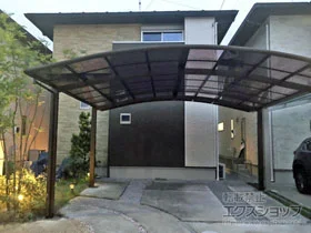 YKKAPのカーポート レイナツインポートグラン　積雪～20cm対応 施工例