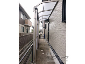 のストックヤード スピーネストックヤードR型 パネルタイプ スクリーン仕様 積雪〜20ｃｍ対応 施工例