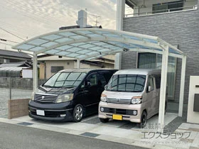 YKKAPのカーポート レイナツインポートグラン　積雪～20cm対応 施工例