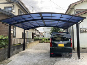 のカーポート プレシオスポート ワイド 積雪〜20cm対応 施工例