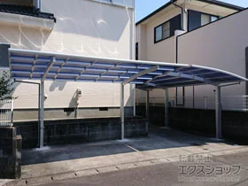 YKKAPのカーポート レイナポートグラン　積雪～20cm対応 施工例