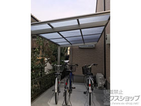 のサイクルポート・駐輪場 フーゴFミニ (フラットスタイル) 積雪〜20cm対応 施工例