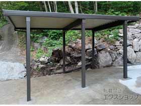 のカーポート テリオスポートIII 4500 角6本柱 積雪〜150cm対応 施工例