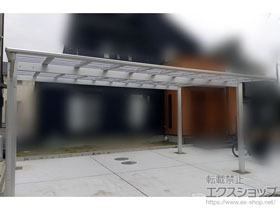 のカーポート エフルージュ ツイン FIRST 積雪〜20cm対応 施工例