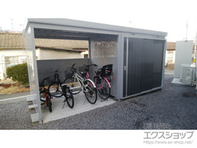 の物置・屋外倉庫 ネクスタウィズ 一般型 4420×1790×2075 右扉タイプ（NXN-40SK・40S） NXN-40SK・40S-PG 施工例