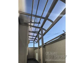 YKKAPのバルコニー屋根 ソラリア R型 屋根タイプ 単体 積雪～20cm対応 施工例