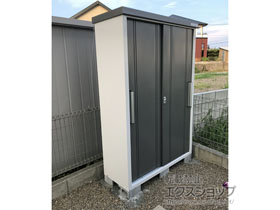 の物置・屋外倉庫 クール COOL-1350 一般型 1300×500×1937 COOL-1350-GM 施工例