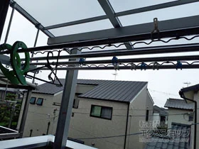 LIXIL(リクシル)のバルコニー屋根 スピーネ F型 屋根タイプ 単体 積雪～20cm対応 施工例
