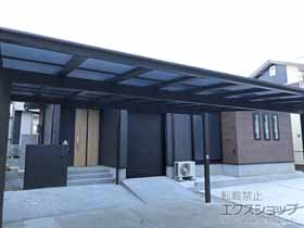 のカーポート ソリッドポート ワイド 積雪〜20cm対応 施工例
