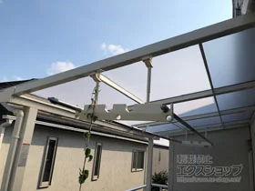 LIXIL(リクシル)のバルコニー屋根 スピーネ F型 屋根タイプ 単体 積雪～20cm対応 施工例