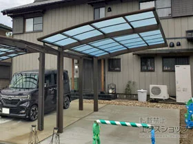 YKKAPのカーポート レイナポートグラン　積雪～20cm対応 施工例