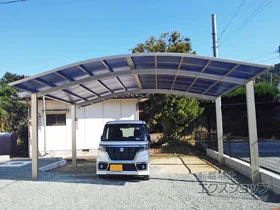 YKKAPのカーポート レイナツインポートグラン　積雪～20cm対応 施工例