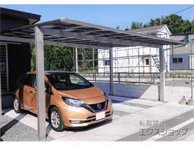 のカーポート エフルージュ ツイン FIRST 積雪〜20cm対応 施工例