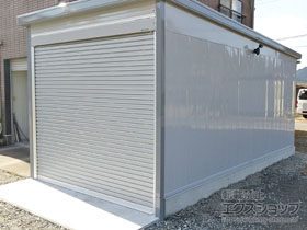 の倉庫・ガレージ ガレーディア 一般型 3130×5257×2660 ハイルーフ GRN-3152H 施工例