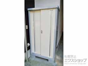の物置・屋外倉庫 シンプリー 一般型 900×415×1603 MJX-094D-P-FW 施工例