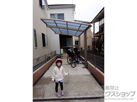 東京都練馬区のlixil リクシル カーポート施工例 ネスカr ラウンドスタイル 積雪 cm対応 1