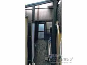 LIXIL(リクシル)の スピーネストックヤードF型 波板タイプ ヤード仕様 積雪～20cm対応 施工例