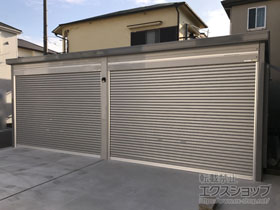 の倉庫・ガレージ ガレーディア 一般型 7260×5775×2660 ハイルーフ GRN-3657HL-2 施工例