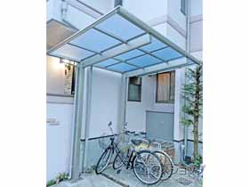 のサイクルポート・駐輪場 エフルージュグランミニ 積雪〜20cm対応 施工例