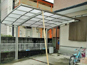 YKKAPのカーポート レイナポートグラン　積雪～20cm対応 施工例